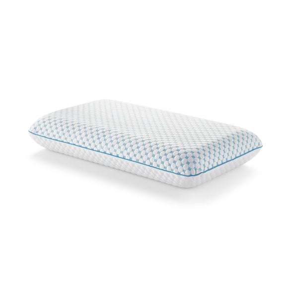 Gel Memory Foam Pillow + Reversible Cooling Cover MALOUF